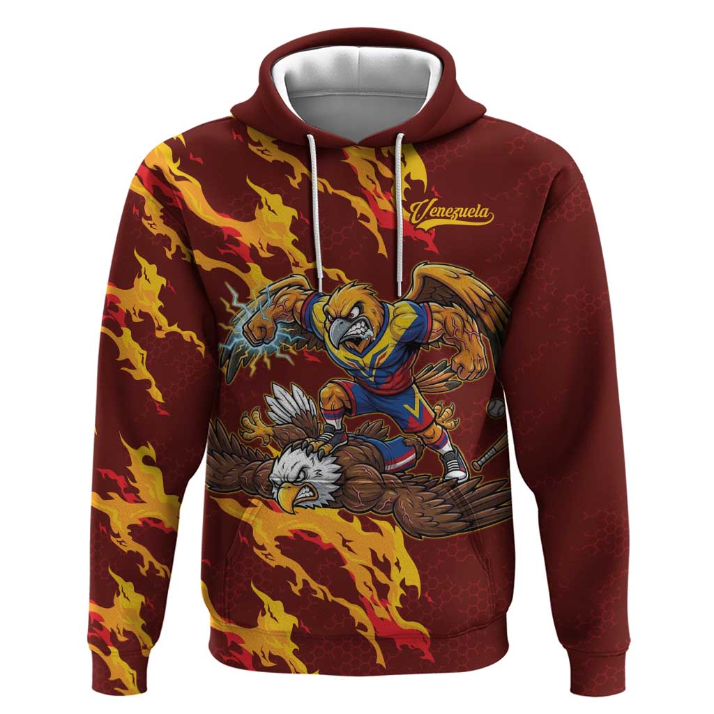 Venezuela WBC 2026 Champions Zip Hoodie Troupial Defeats Eagle