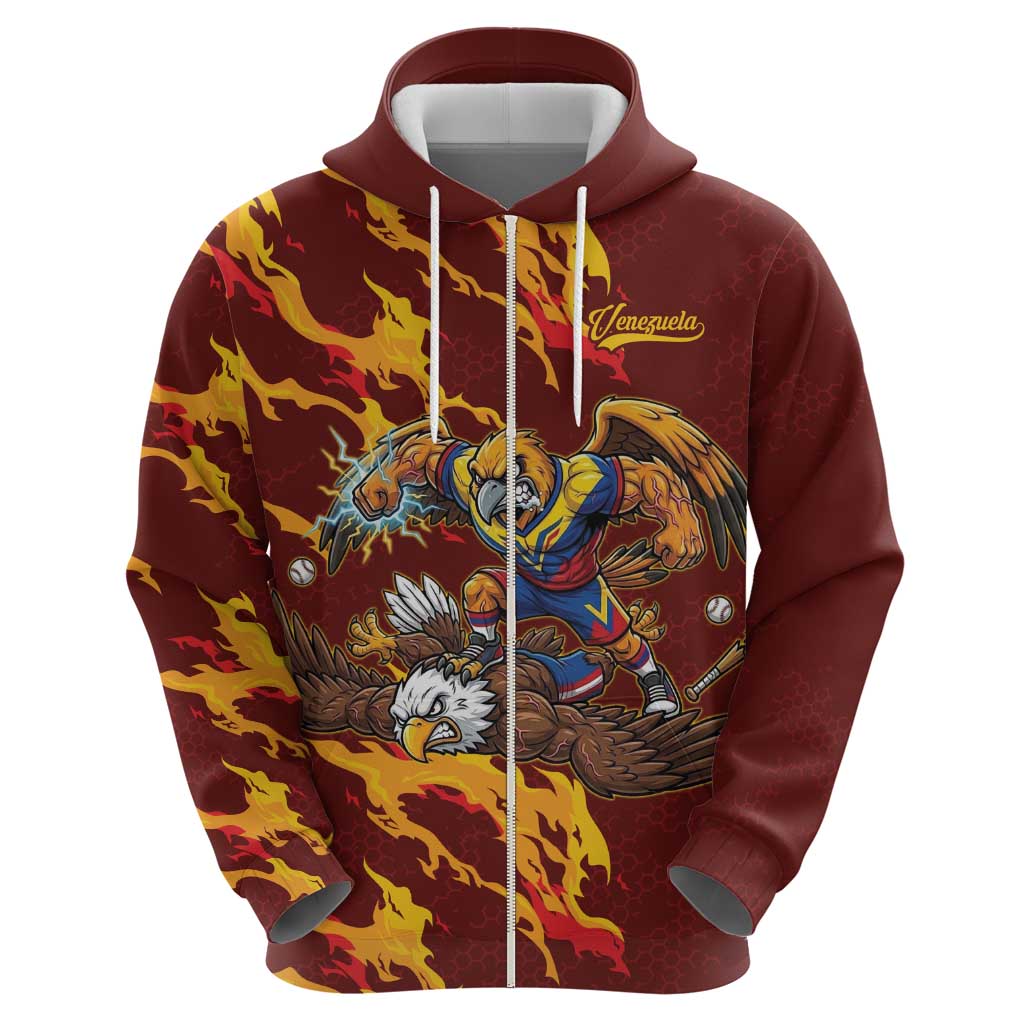 Venezuela WBC 2026 Champions Zip Hoodie Troupial Defeats Eagle