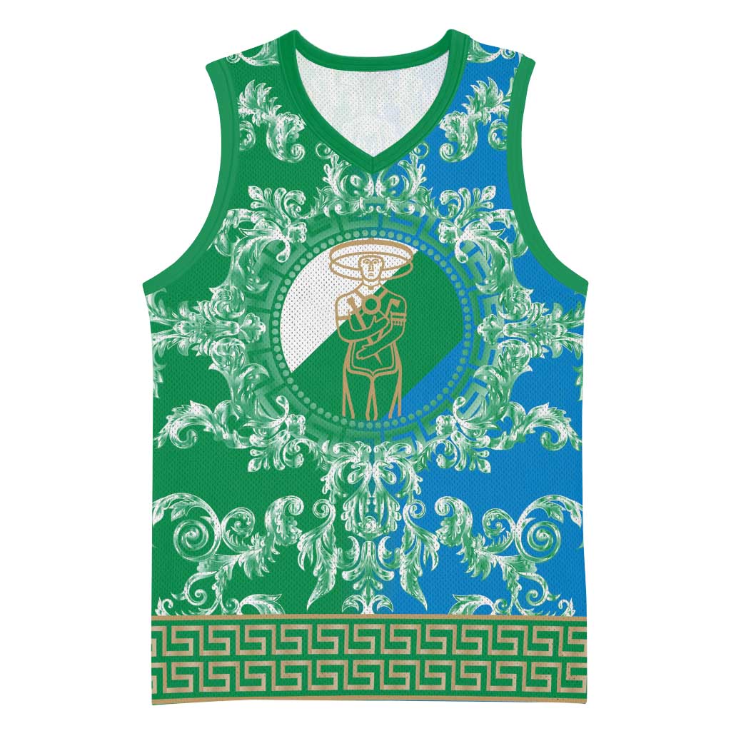 Personalized Italy Abruzzo Basketball Jersey Baroque Motif