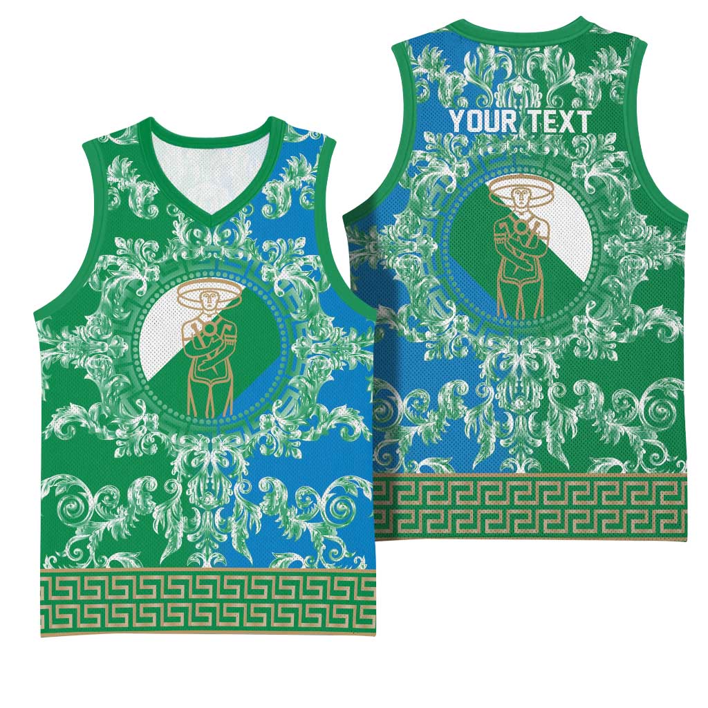 Personalized Italy Abruzzo Basketball Jersey Baroque Motif