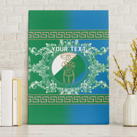 Personalized Italy Abruzzo Canvas Wall Art Baroque Motif