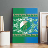 Personalized Italy Abruzzo Canvas Wall Art Baroque Motif