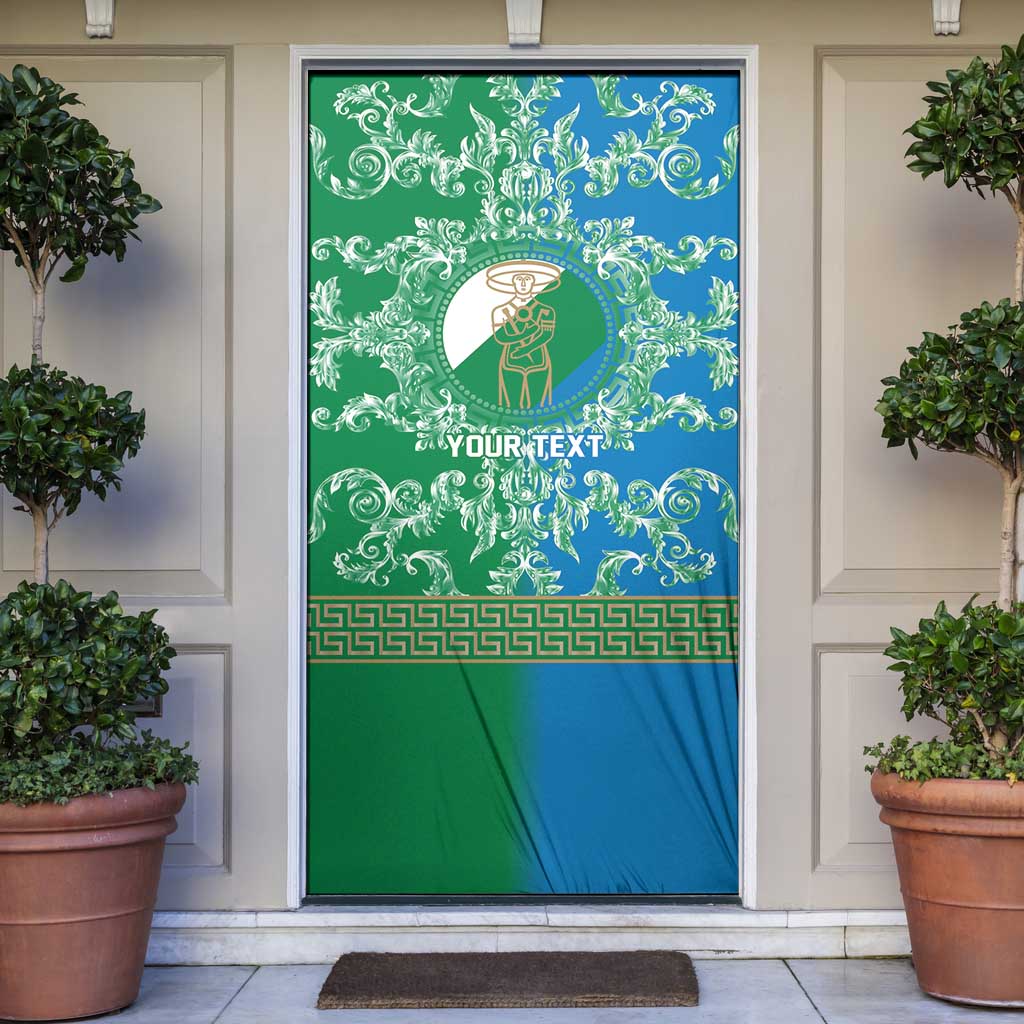 Personalized Italy Abruzzo Door Cover Baroque Motif