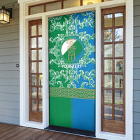 Personalized Italy Abruzzo Door Cover Baroque Motif