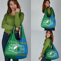 Personalized Italy Abruzzo Grocery Bag Baroque Motif