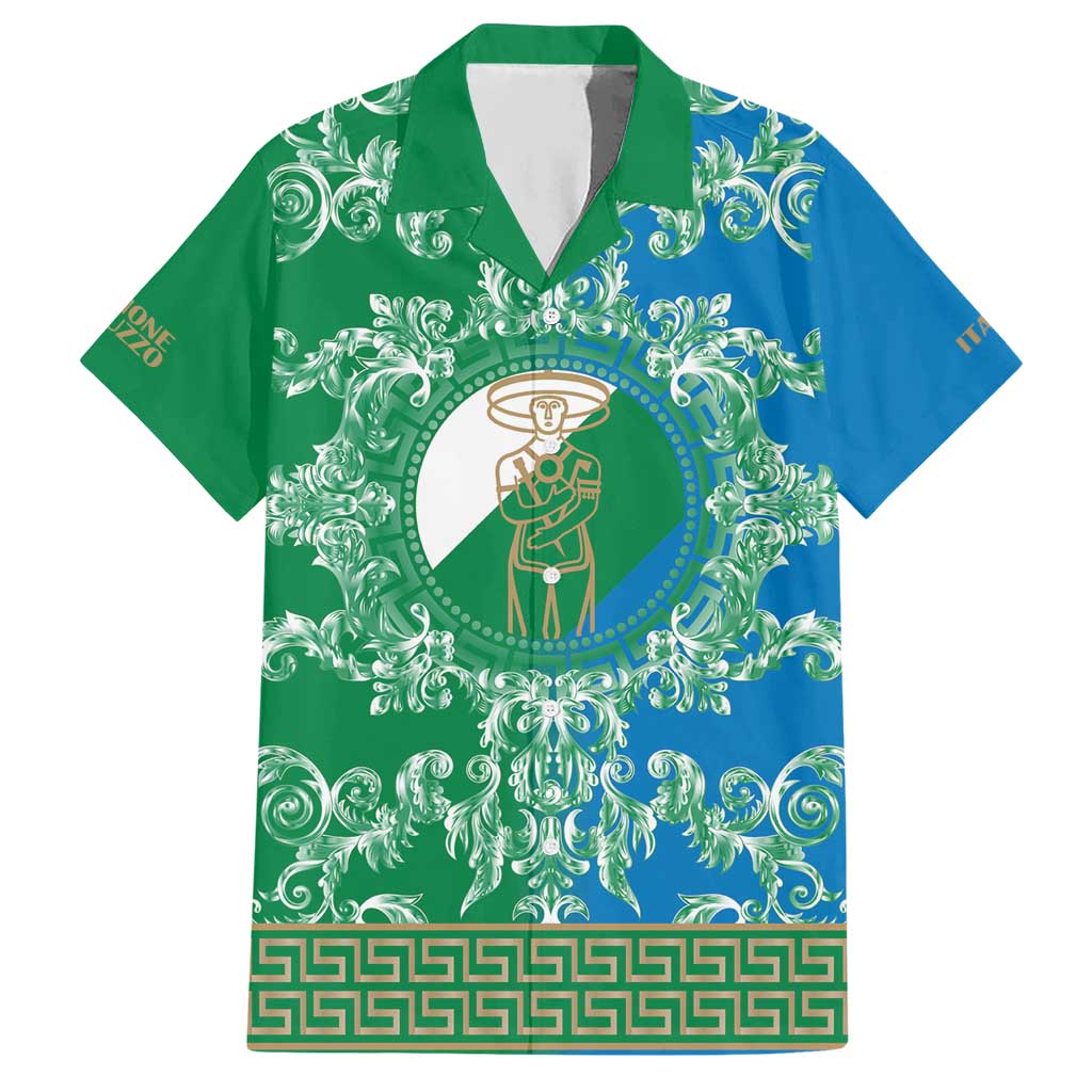 Personalized Italy Abruzzo Hawaiian Shirt Baroque Motif