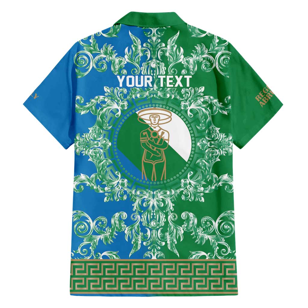 Personalized Italy Abruzzo Hawaiian Shirt Baroque Motif