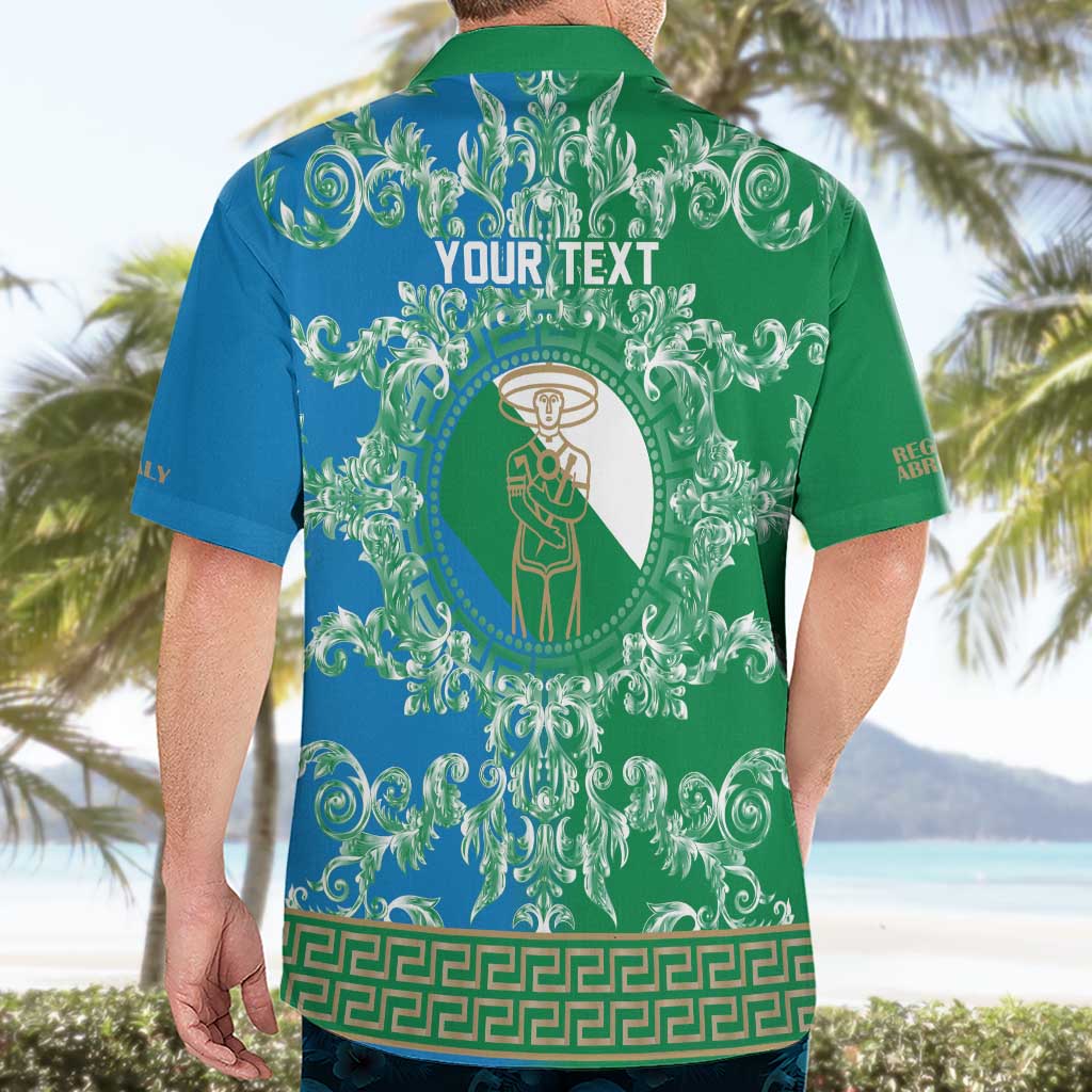Personalized Italy Abruzzo Hawaiian Shirt Baroque Motif