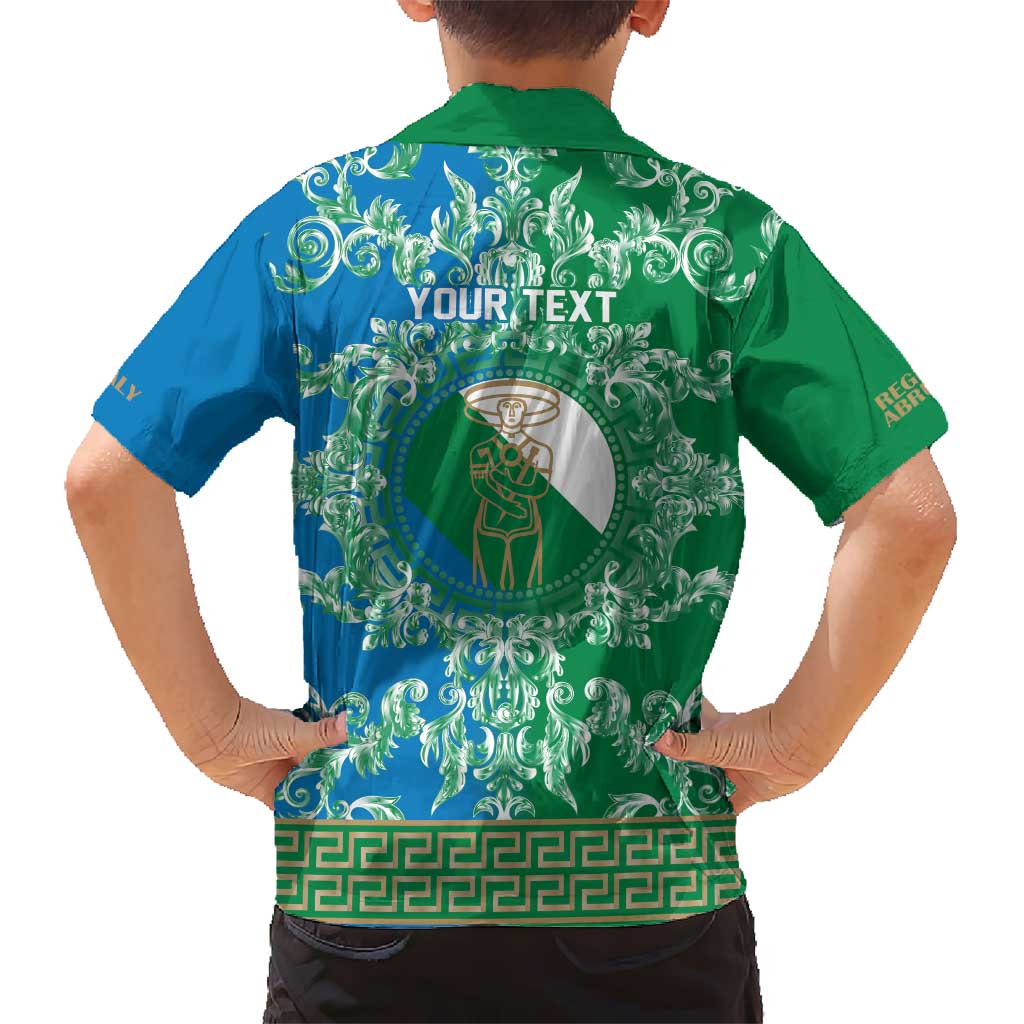 Personalized Italy Abruzzo Hawaiian Shirt Baroque Motif