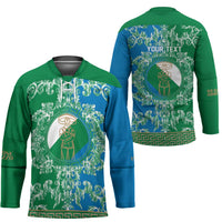 Personalized Italy Abruzzo Hockey Jersey Baroque Motif