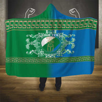 Personalized Italy Abruzzo Hooded Blanket Baroque Motif