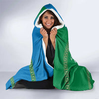 Personalized Italy Abruzzo Hooded Blanket Baroque Motif
