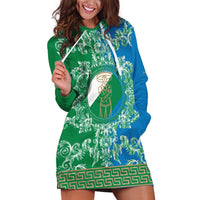 Personalized Italy Abruzzo Hoodie Dress Baroque Motif