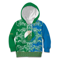 Personalized Italy Abruzzo Kid Hoodie Baroque Motif