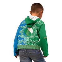 Personalized Italy Abruzzo Kid Hoodie Baroque Motif