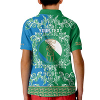 Personalized Italy Abruzzo Kid Polo Shirt Baroque Motif