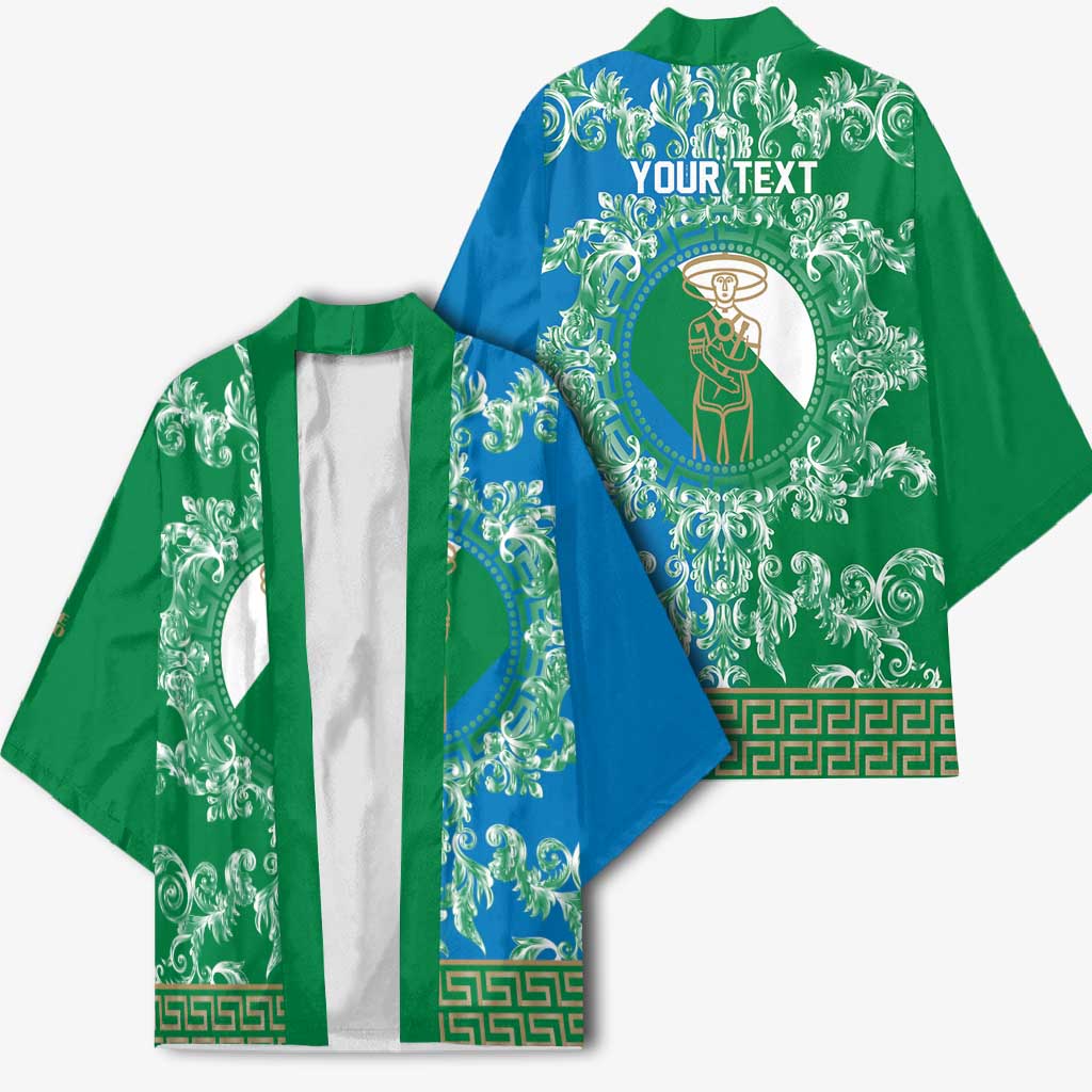 Personalized Italy Abruzzo Kimono Baroque Motif