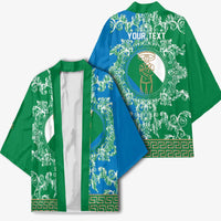 Personalized Italy Abruzzo Kimono Baroque Motif