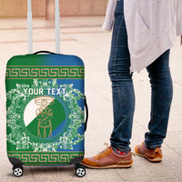 Personalized Italy Abruzzo Luggage Cover Baroque Motif