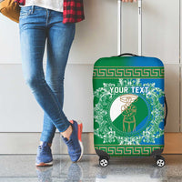 Personalized Italy Abruzzo Luggage Cover Baroque Motif