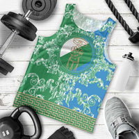 Personalized Italy Abruzzo Men Tank Top Baroque Motif