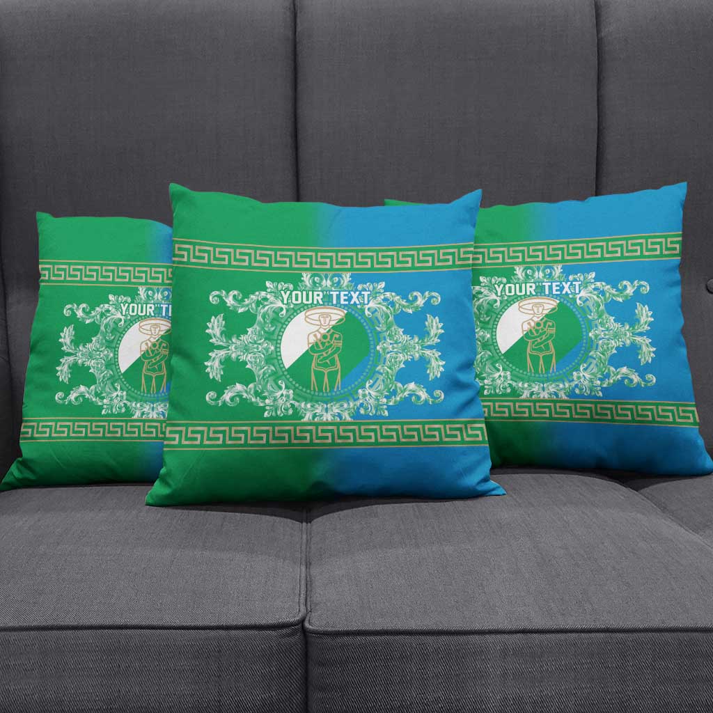 Personalized Italy Abruzzo Pillow Cover Baroque Motif