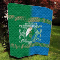Personalized Italy Abruzzo Quilt Baroque Motif