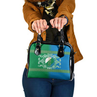 Personalized Italy Abruzzo Shoulder Handbag Baroque Motif