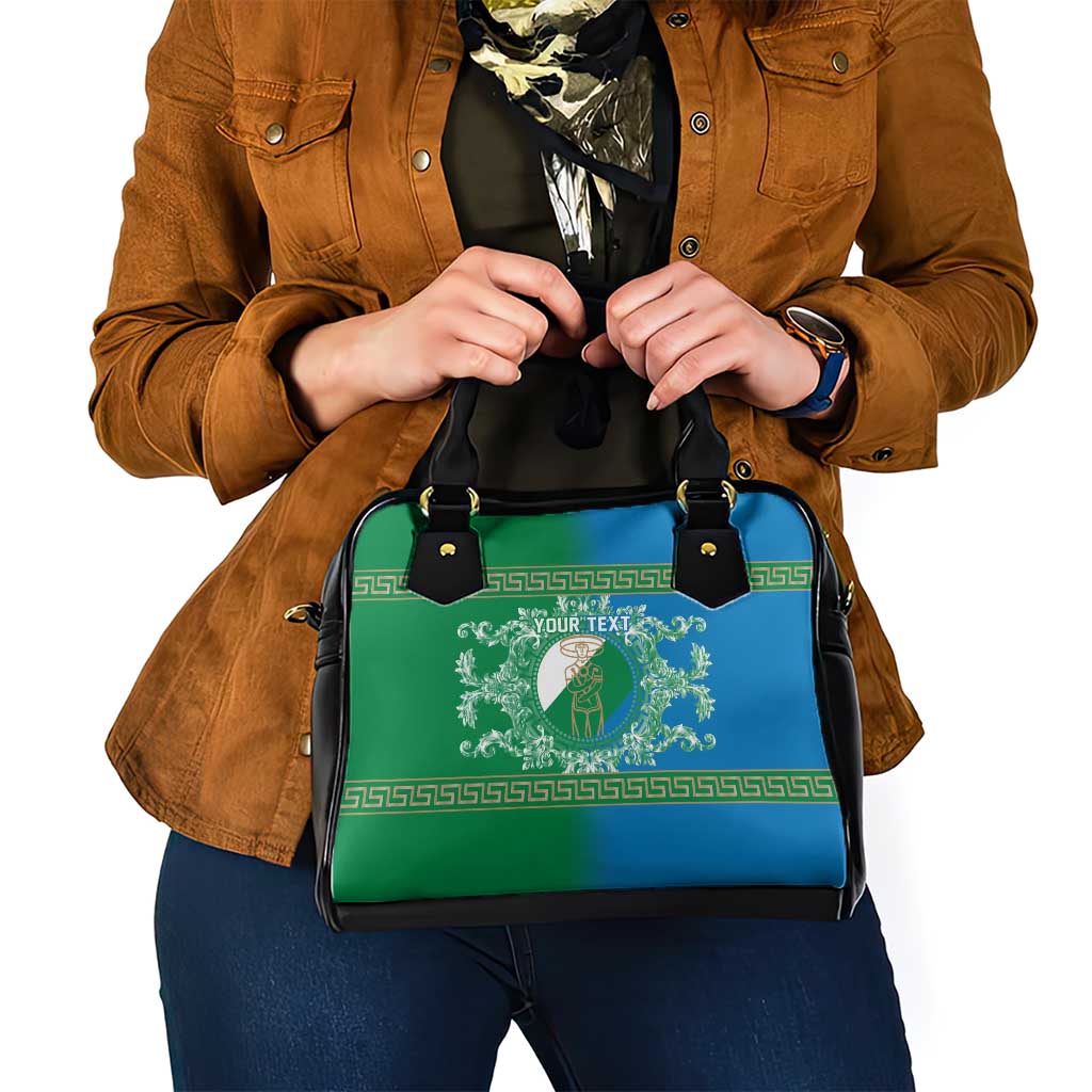 Personalized Italy Abruzzo Shoulder Handbag Baroque Motif