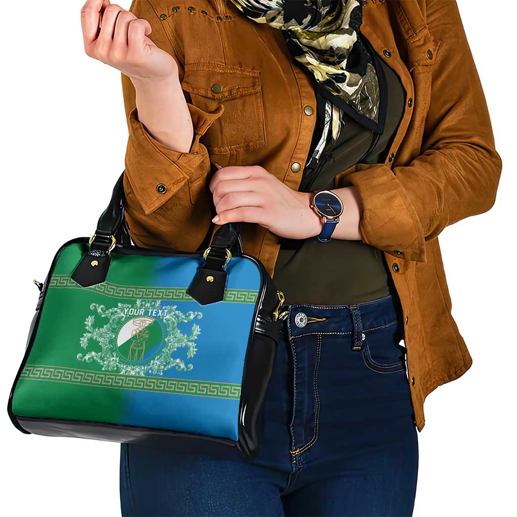 Personalized Italy Abruzzo Shoulder Handbag Baroque Motif