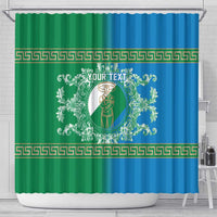 Personalized Italy Abruzzo Shower Curtain Baroque Motif