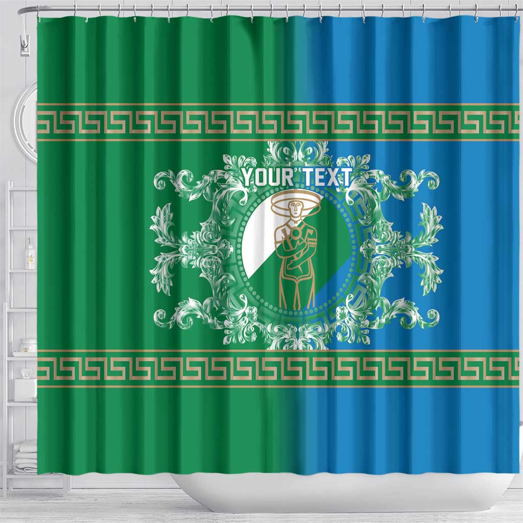 Personalized Italy Abruzzo Shower Curtain Baroque Motif
