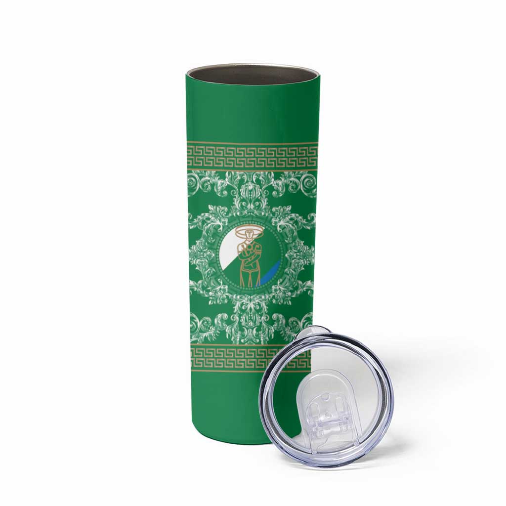 Personalized Italy Abruzzo Skinny Tumbler Baroque Motif