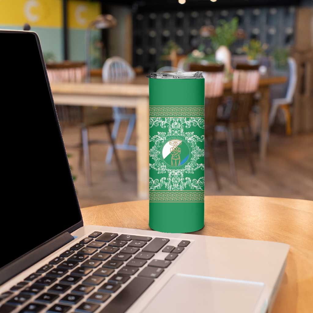 Personalized Italy Abruzzo Skinny Tumbler Baroque Motif
