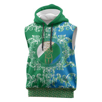 Personalized Italy Abruzzo Sleeveless Hoodie Baroque Motif