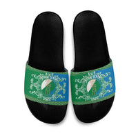 Personalized Italy Abruzzo Slide Sandals Baroque Motif