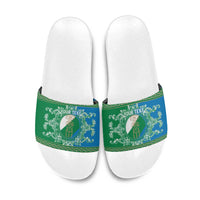 Personalized Italy Abruzzo Slide Sandals Baroque Motif