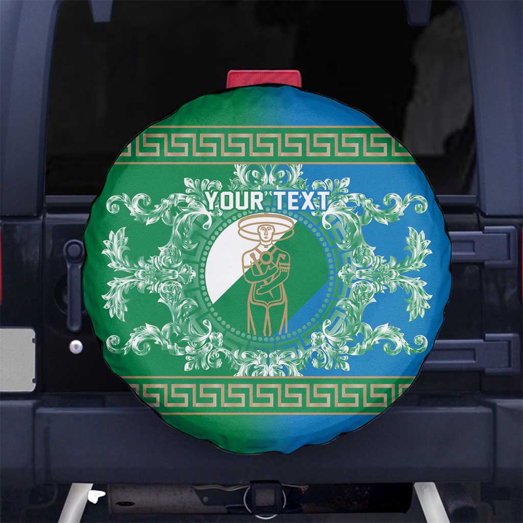 Personalized Italy Abruzzo Spare Tire Cover Baroque Motif