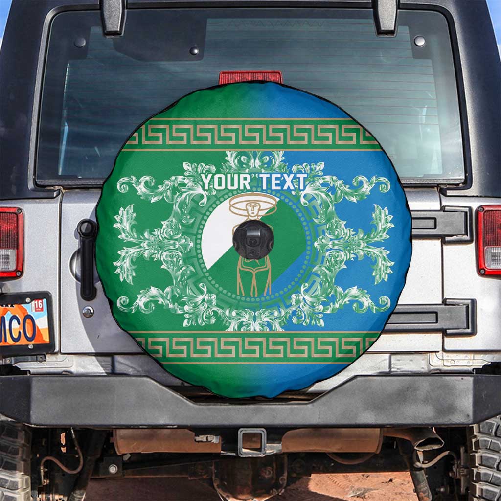 Personalized Italy Abruzzo Spare Tire Cover Baroque Motif