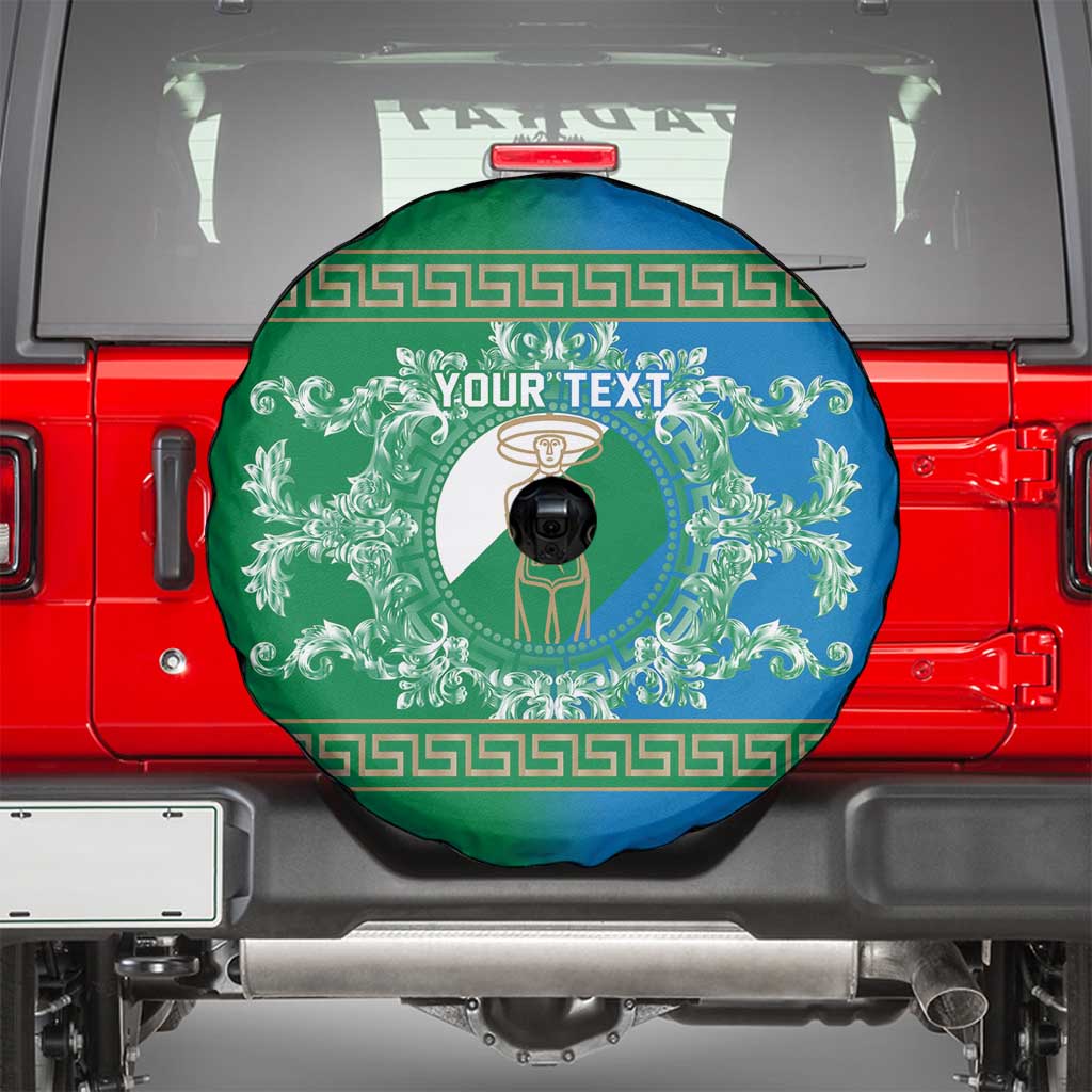 Personalized Italy Abruzzo Spare Tire Cover Baroque Motif