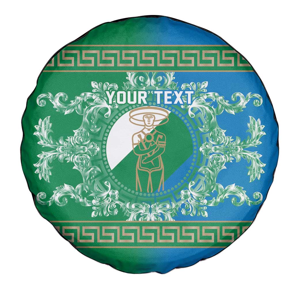 Personalized Italy Abruzzo Spare Tire Cover Baroque Motif