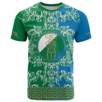 Personalized Italy Abruzzo T Shirt Baroque Motif