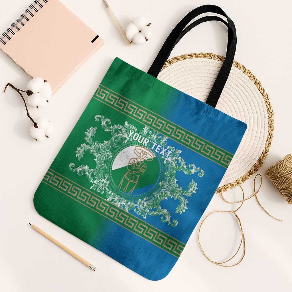 Personalized Italy Abruzzo Tote Bag Baroque Motif