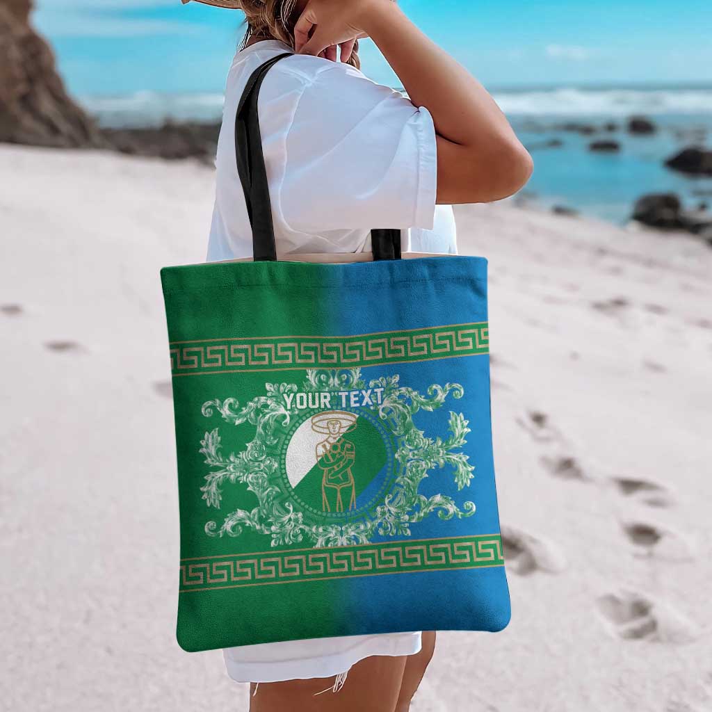 Personalized Italy Abruzzo Tote Bag Baroque Motif