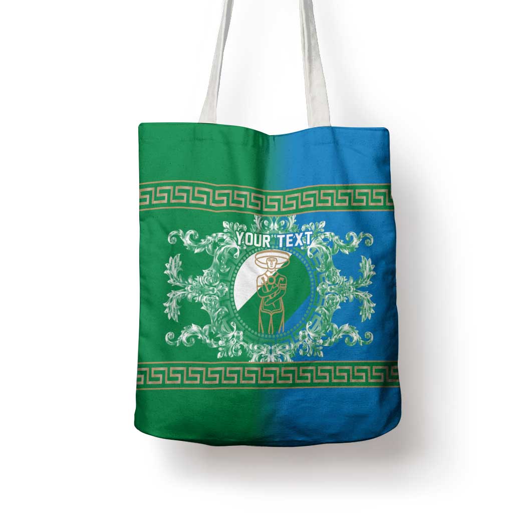 Personalized Italy Abruzzo Tote Bag Baroque Motif