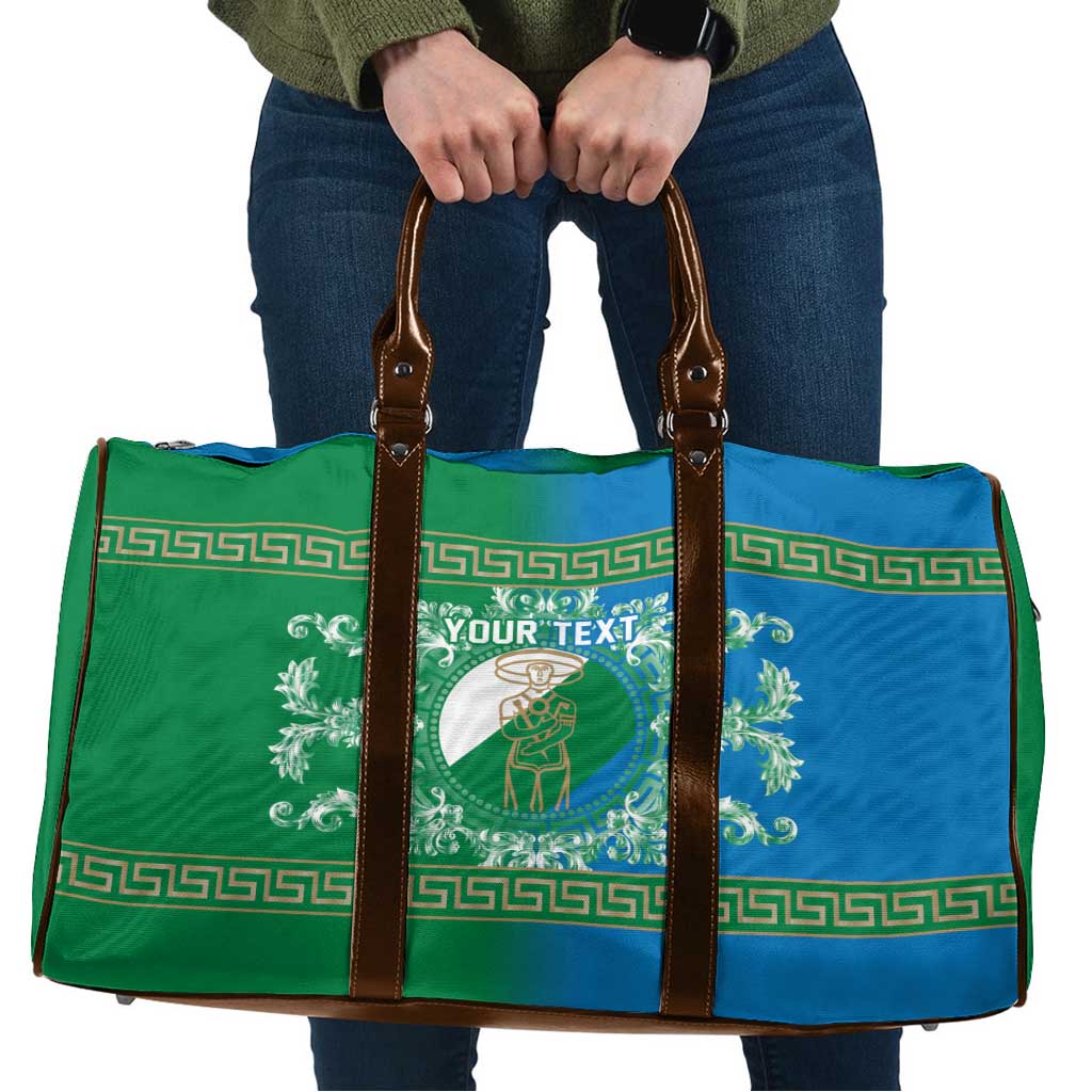 Personalized Italy Abruzzo Travel Bag Baroque Motif