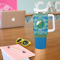 Personalized Italy Abruzzo Tumbler With Handle Baroque Motif
