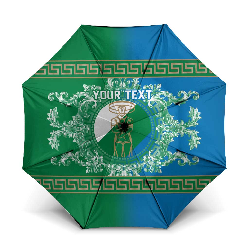 Personalized Italy Abruzzo Umbrella Baroque Motif