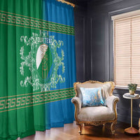 Personalized Italy Abruzzo Window Curtain Baroque Motif
