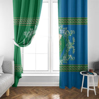 Personalized Italy Abruzzo Window Curtain Baroque Motif